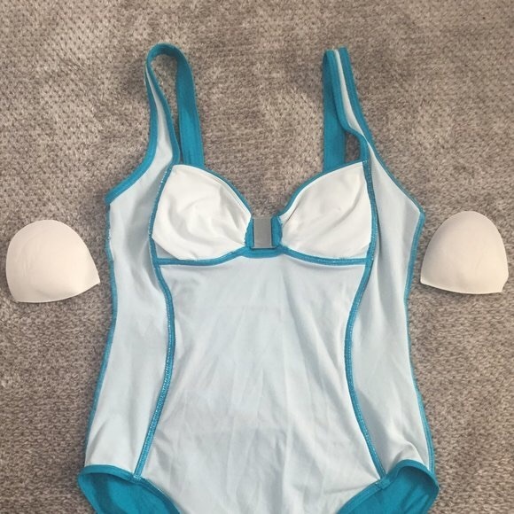 Calvin Klein Ruched Front Swimsuit - Picture 7 of 9